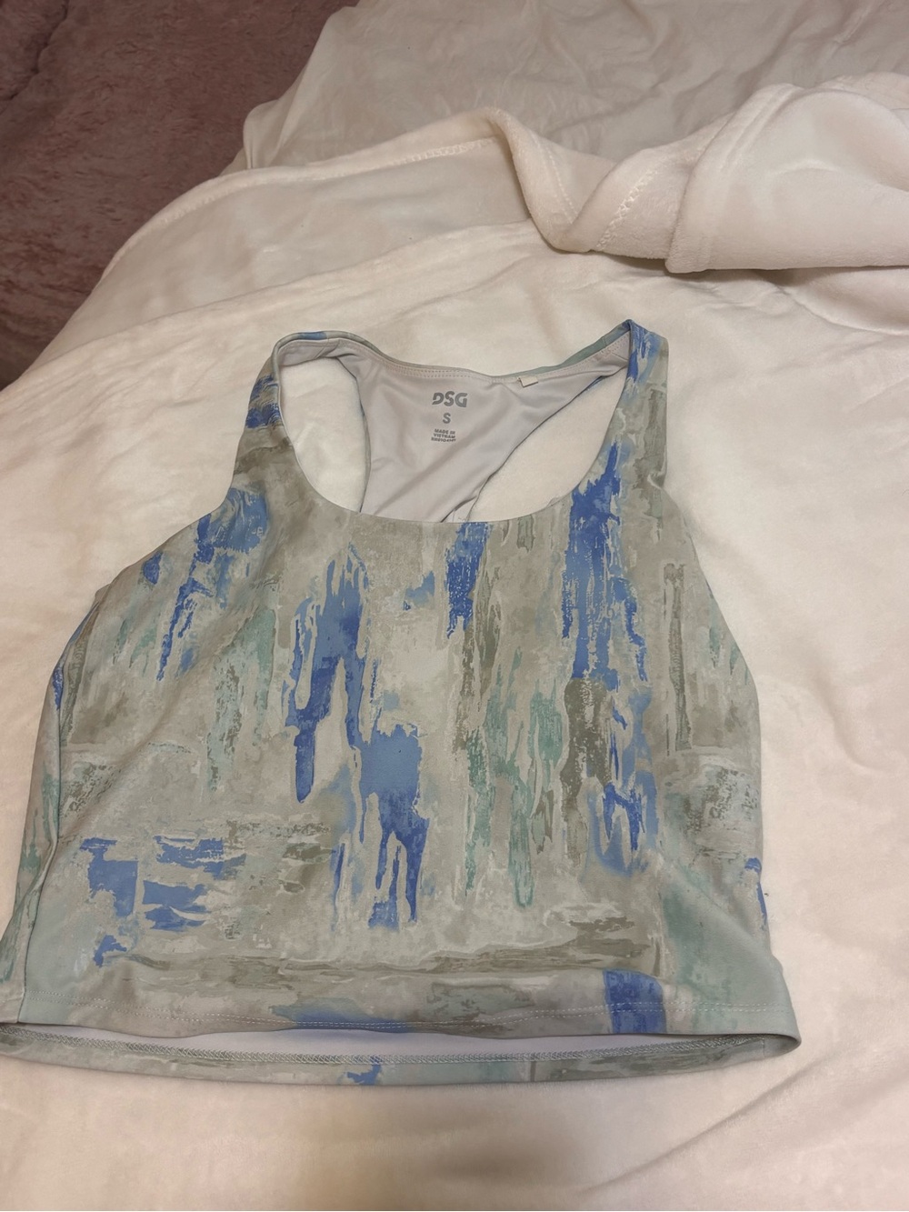 DSG Blue Abstract Racerback